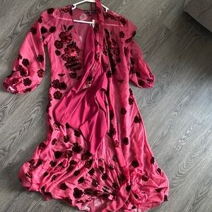 Sierra scarf midi dress
